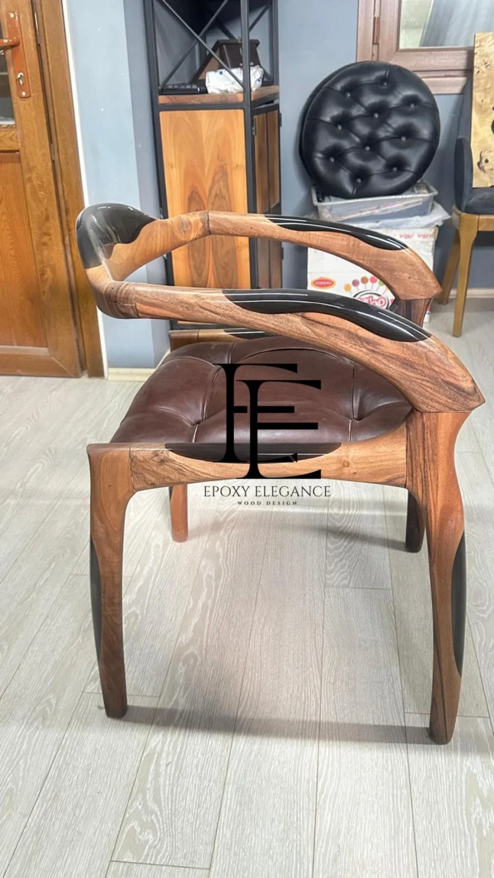 Walnut Chair - Image 4